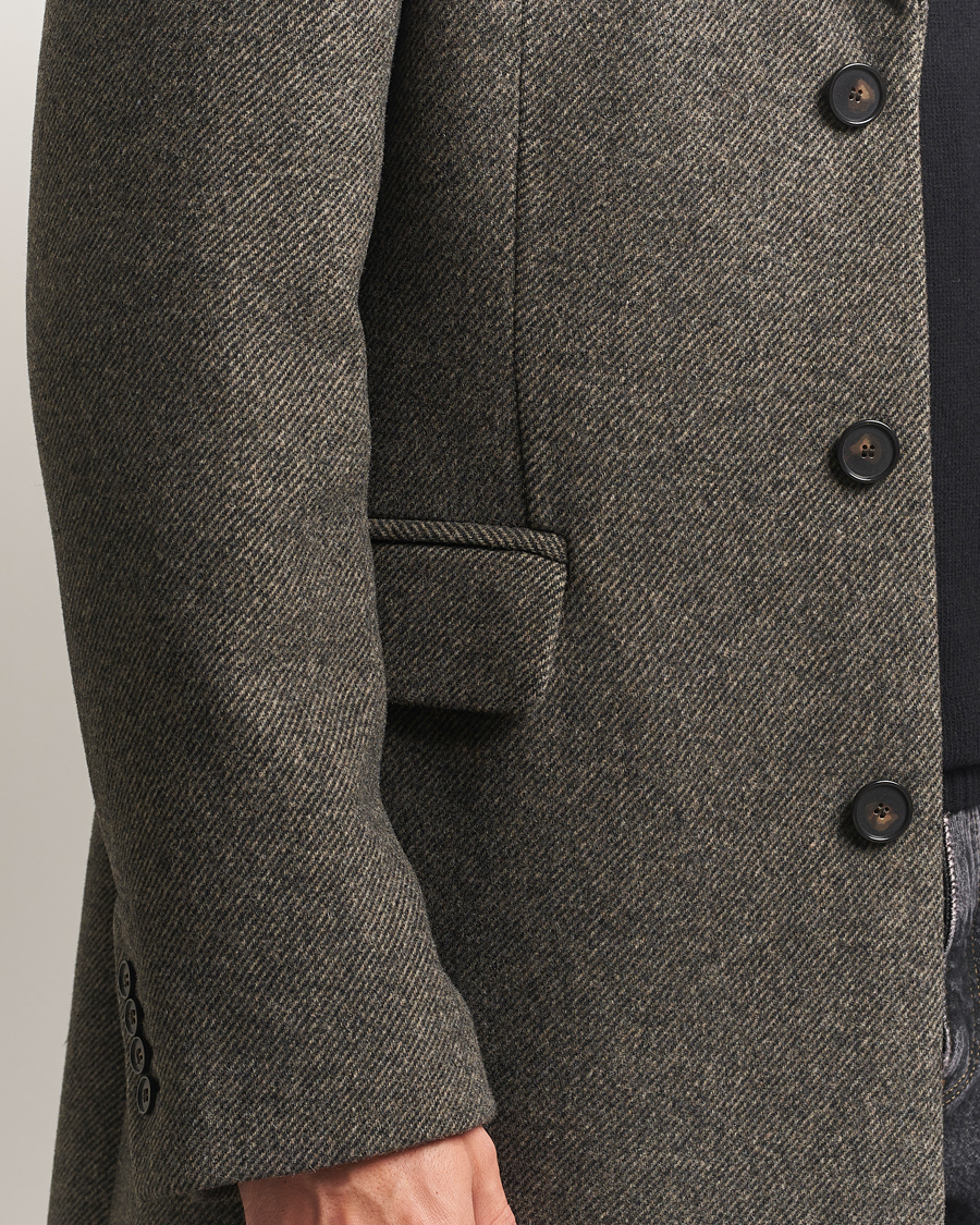 Herr | Jackor | Filippa K | William Wool Textured Coat Driftwood