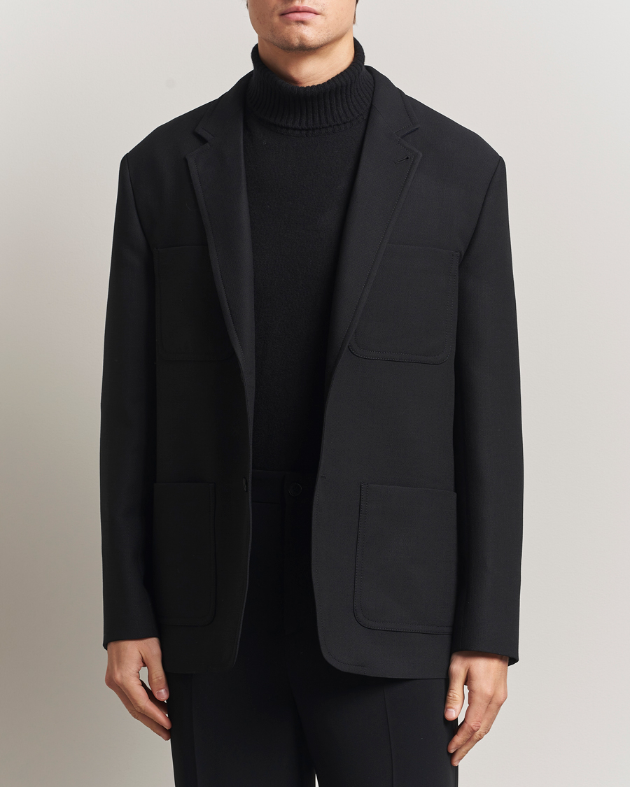 Herr | Kavajer | Filippa K | Riley Wool Workwear Blazer Black