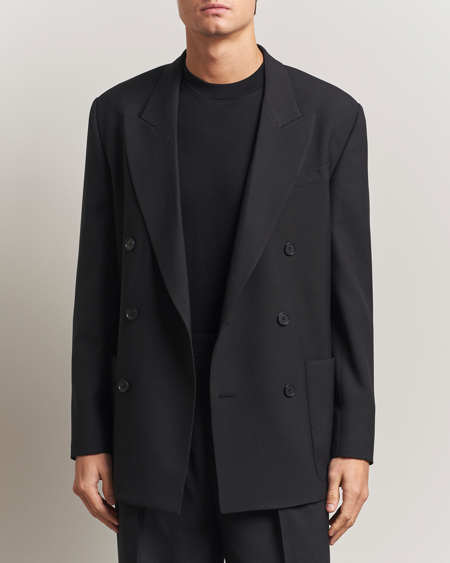 Herr | Kavajer | Filippa K | Michael Wool Double Breasted Blazer Black