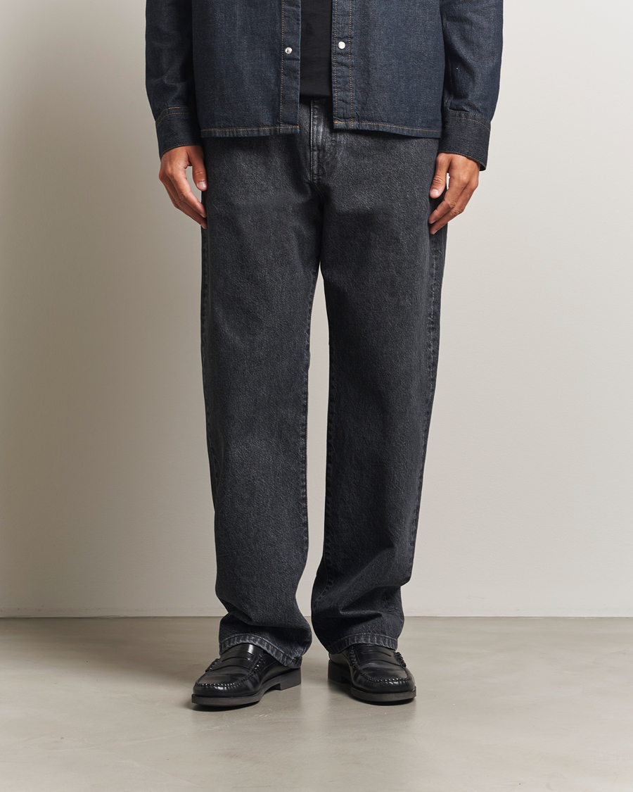 Herr | Skjortor | Filippa K | Loose Fit Workwear Jeans Washed Black