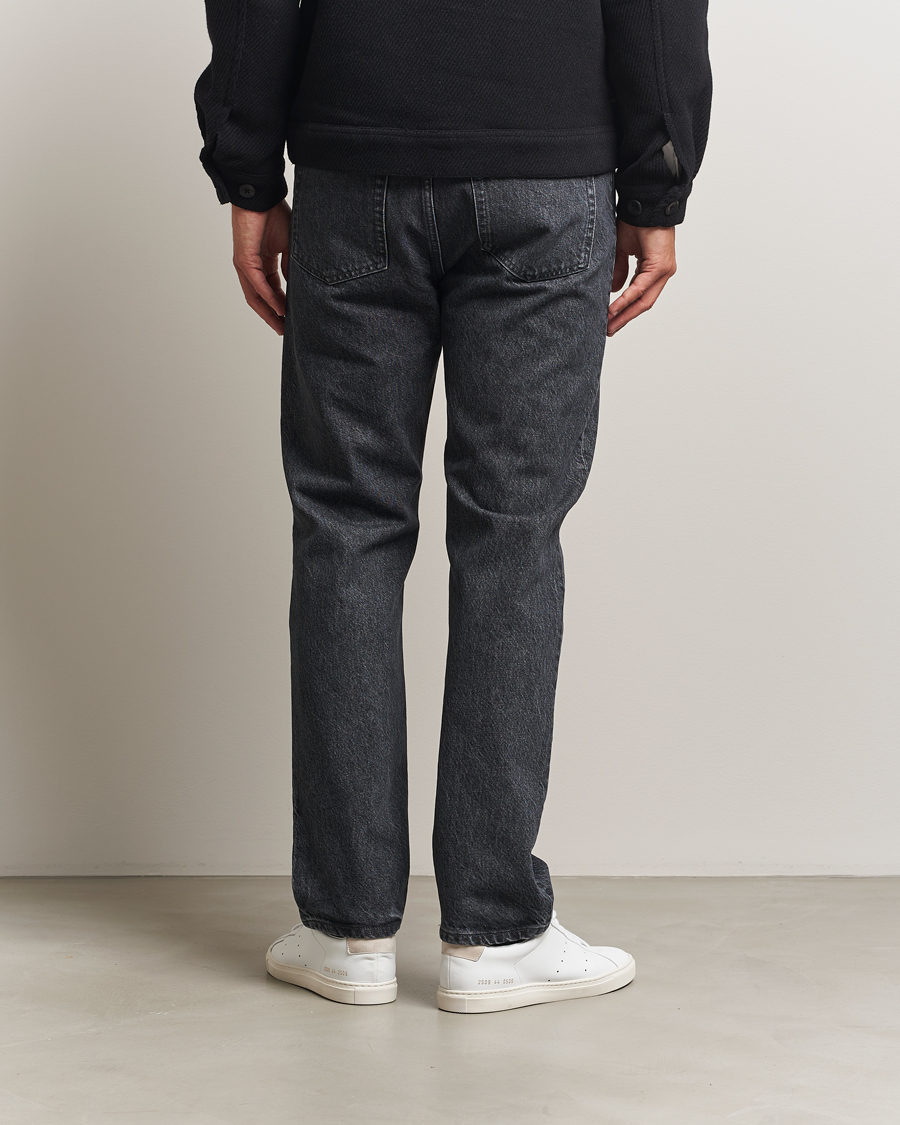 Herr | Jeans | Filippa K | Tapered Cropped Jeans Washed Black