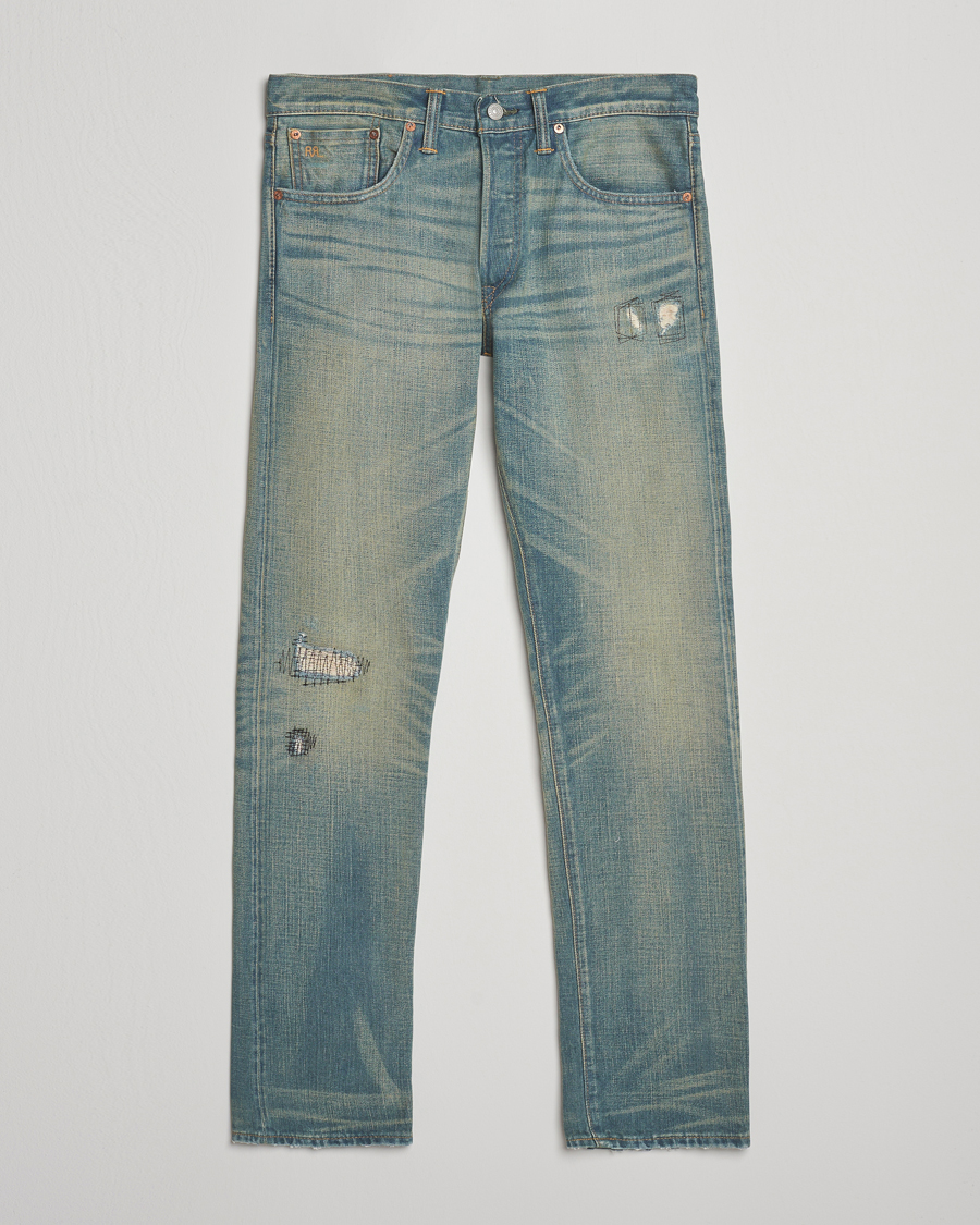 Herr | Byxor | RRL | Slim Fit 5-Pocket Denim Ridgway Wash