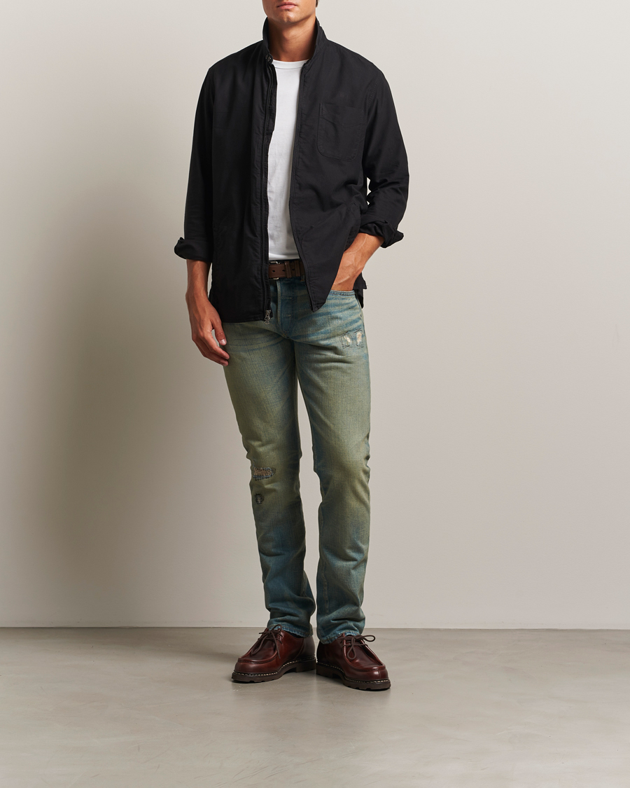 Herr | Byxor | RRL | Slim Fit 5-Pocket Denim Ridgway Wash