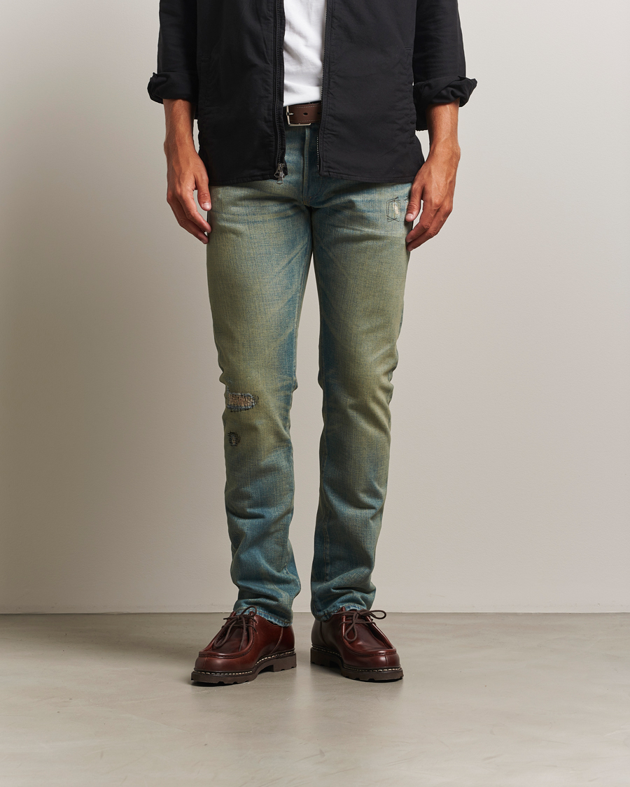 Herr | Byxor | RRL | Slim Fit 5-Pocket Denim Ridgway Wash