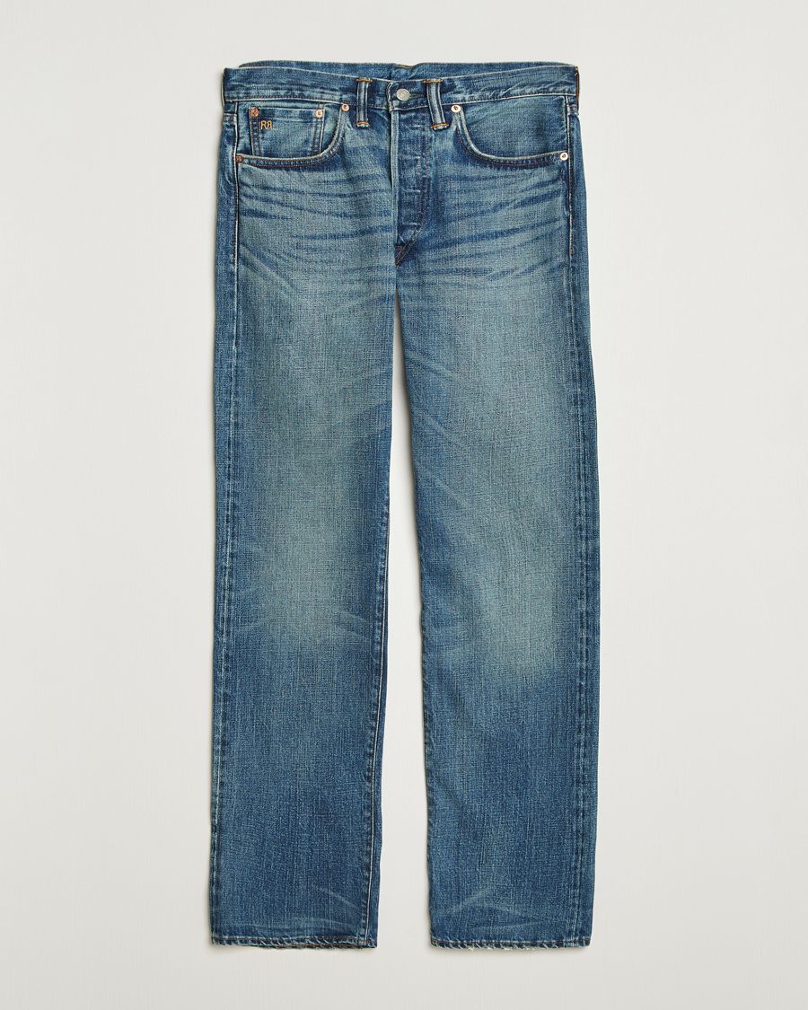 Herr | Byxor | RRL | Straight Leg 5-Pocket Denim Hillsview Wash