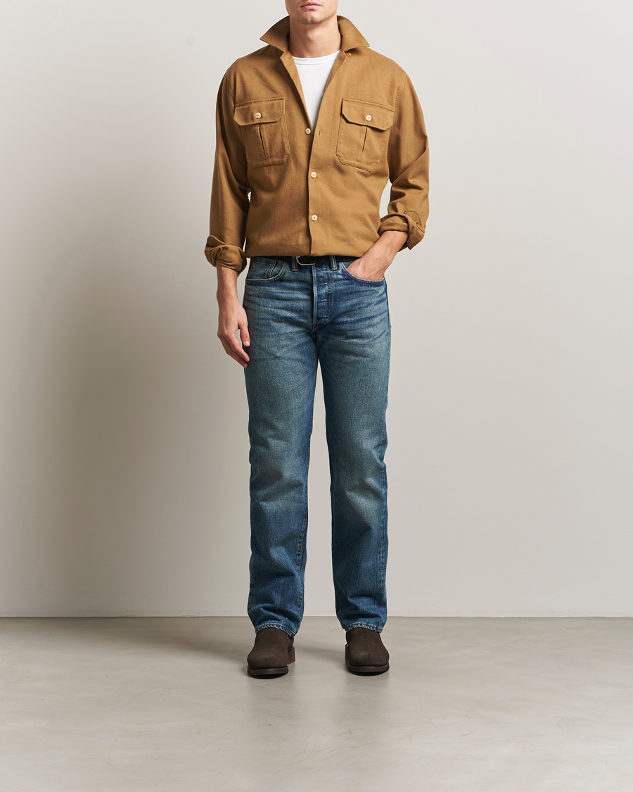 Herr | Byxor | RRL | Straight Leg 5-Pocket Denim Hillsview Wash