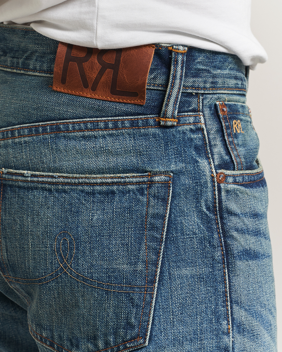 Herr | Byxor | RRL | Straight Leg 5-Pocket Denim Hillsview Wash
