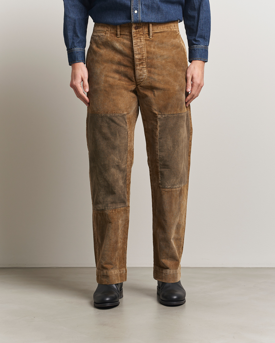 Herr | Byxor | RRL | Repaired Field Chino Faded Tan