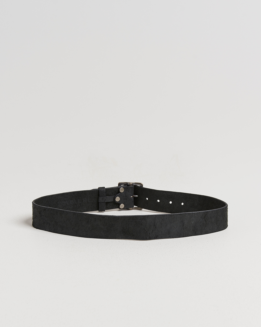 Herr | Bälten | RRL | Jones Tumbled Leather Belt Black