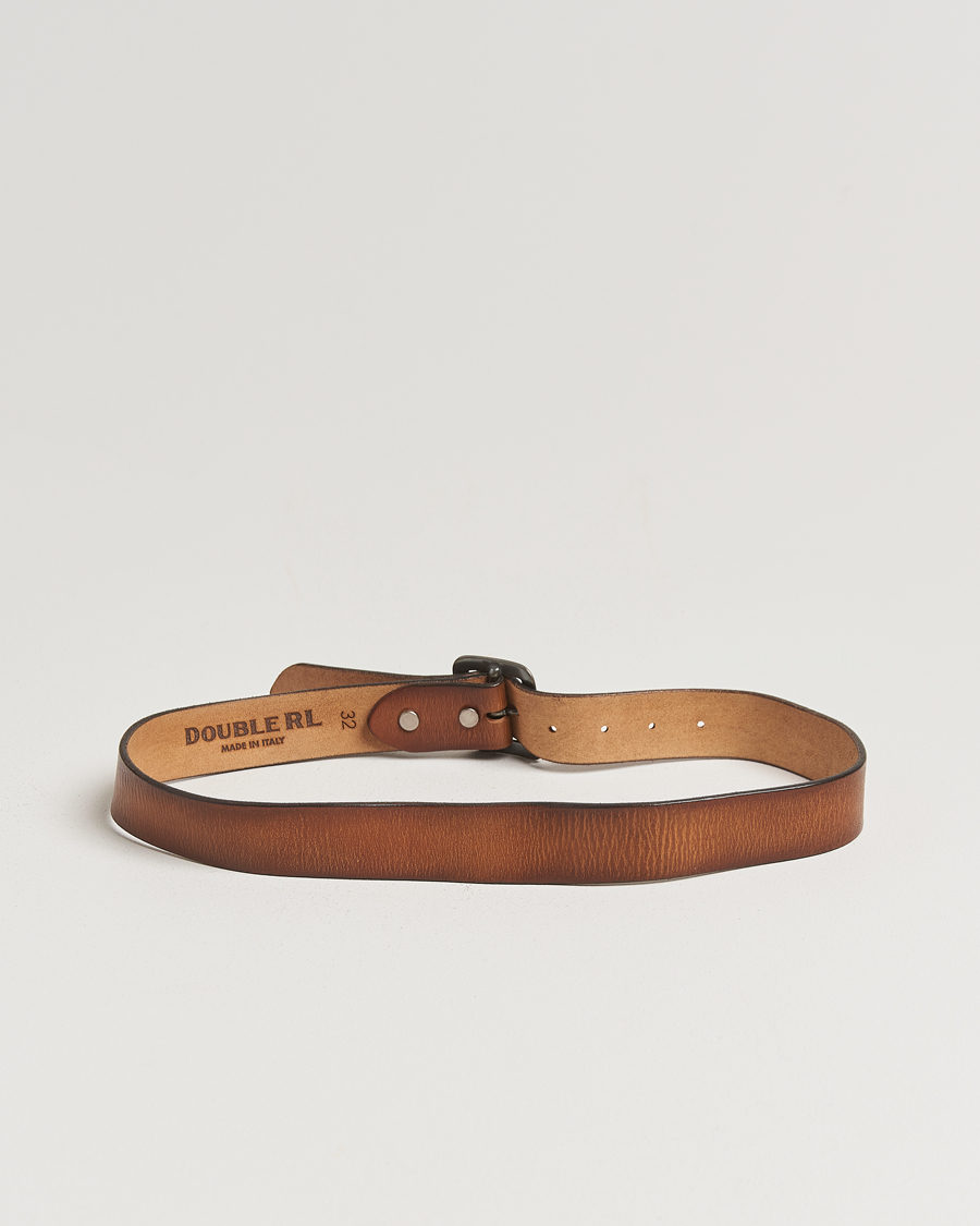 Herr | Bälten | RRL | Burling Belt Mid Brown