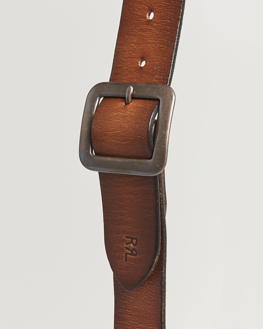 Herr | Bälten | RRL | Burling Belt Mid Brown