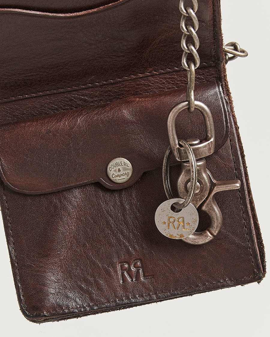 Herr | Plånböcker | RRL | Concha Ryder Wallet Dark Brown