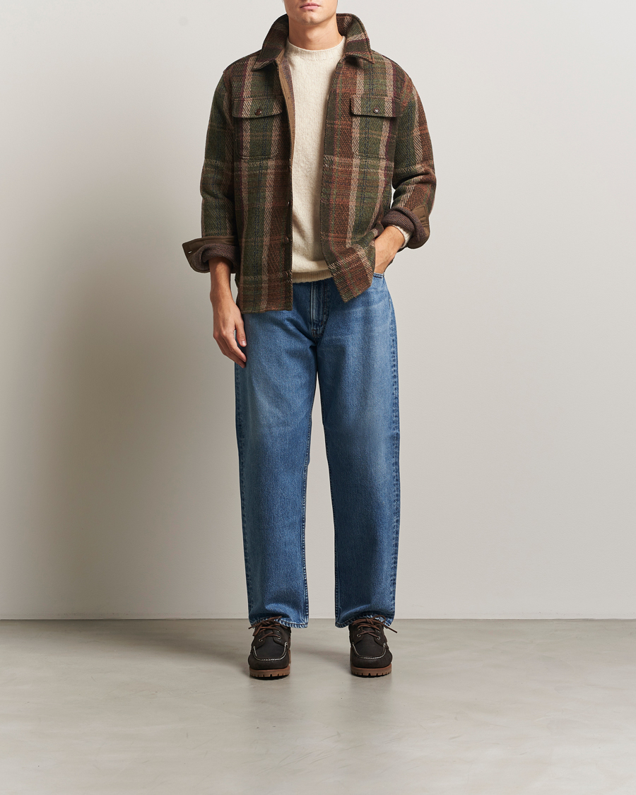 Herr | Jackor | RRL | Matlock Cashmere Shirt Jacket Olive