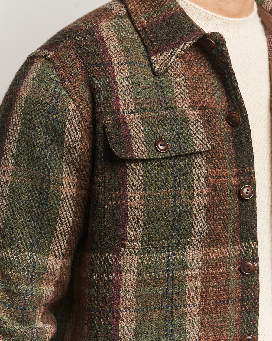 Herr | Jackor | RRL | Matlock Cashmere Shirt Jacket Olive