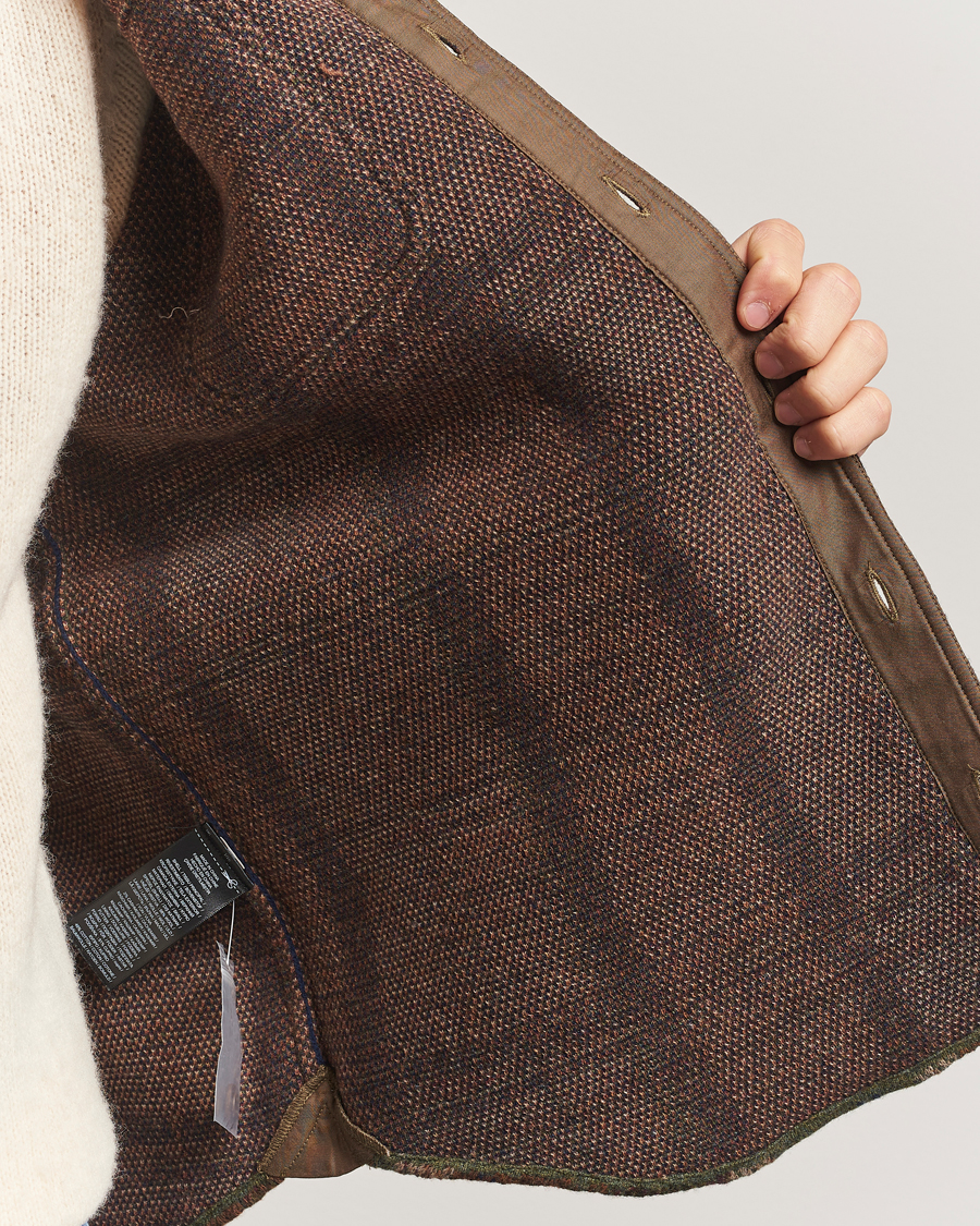 Herr | Jackor | RRL | Matlock Cashmere Shirt Jacket Olive