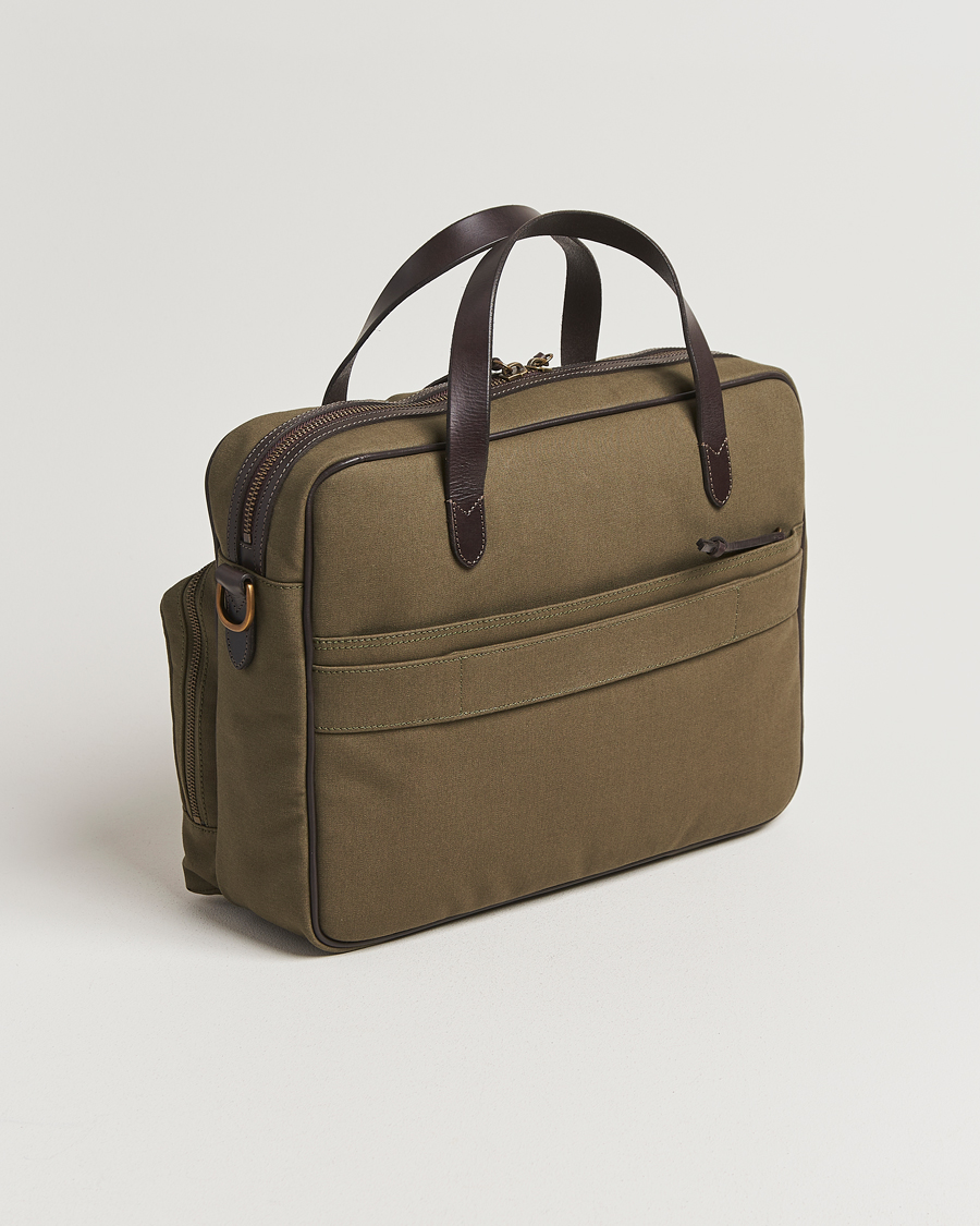 Herr | Väskor | Polo Ralph Lauren | Commuter Canvas Messenger Bag Defender Green/Brown