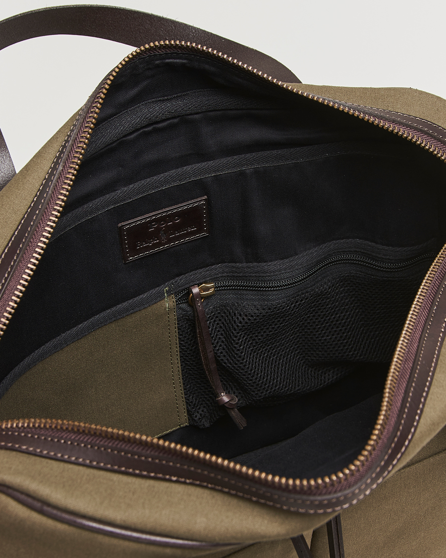 Herr | Väskor | Polo Ralph Lauren | Commuter Canvas Messenger Bag Defender Green/Brown