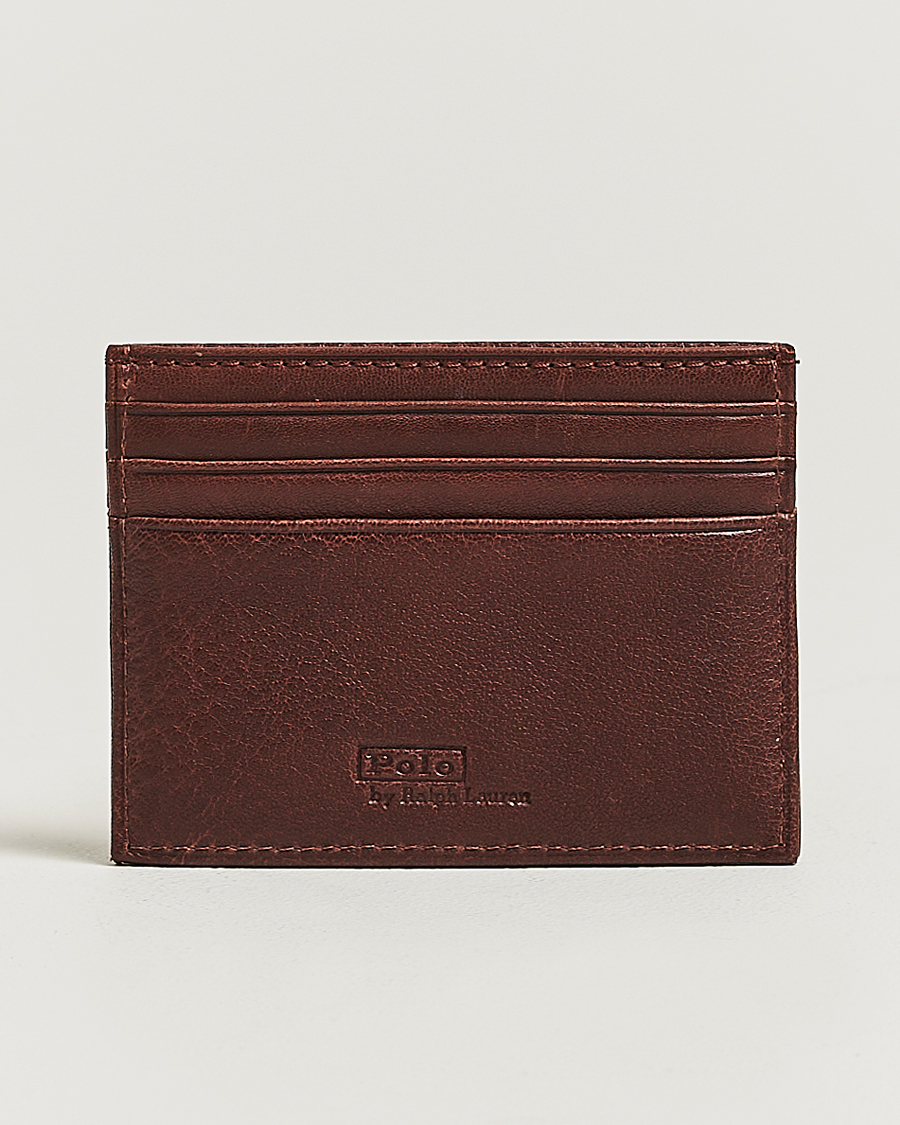 Herr | Plånböcker | Polo Ralph Lauren | Washed Heritage Card Case British Tan