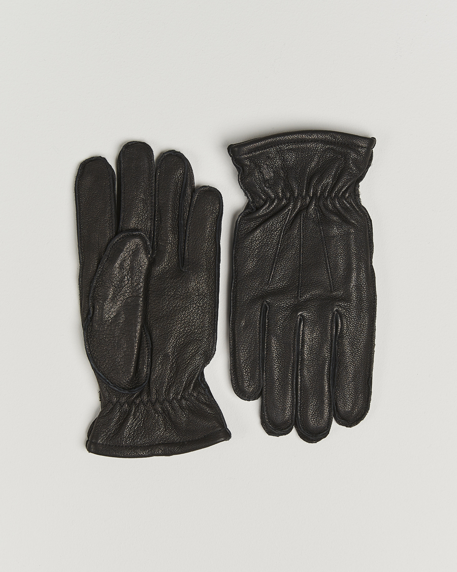 Herr | Polo Ralph Lauren Full Grain Leather Gloves Black | Polo Ralph Lauren | Full Grain Leather Gloves Black