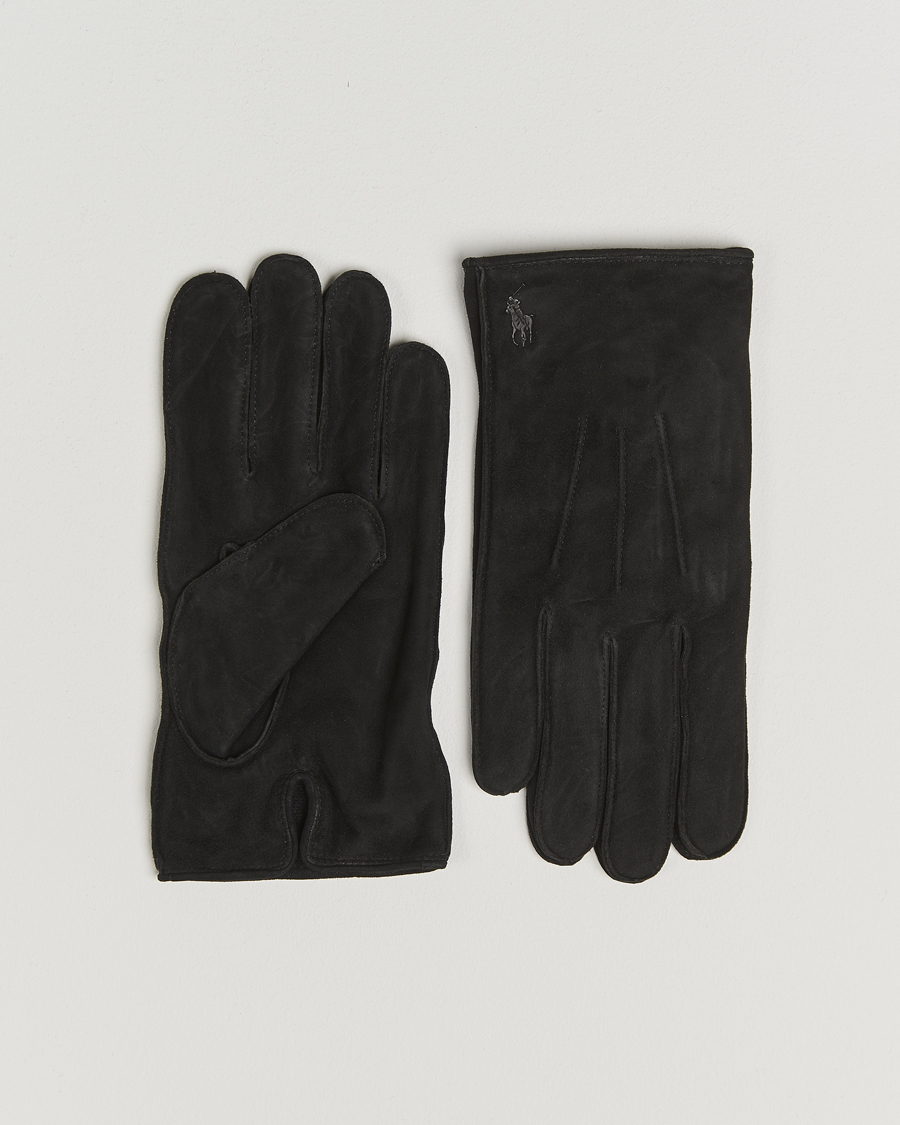Herr | Handskar | Polo Ralph Lauren | Suede Gloves Black