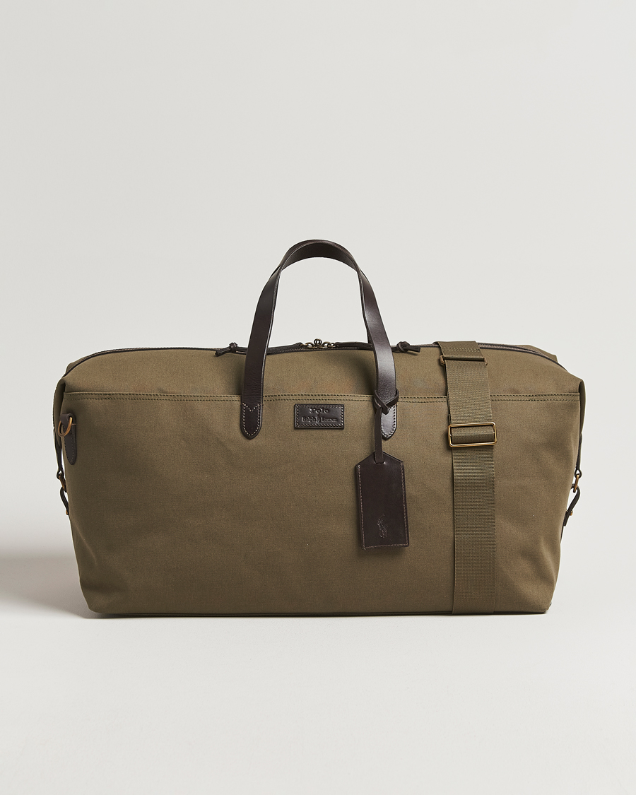 Herr | Väskor | Polo Ralph Lauren | Medium Canvas Duffle Bag Defender Green/Brown