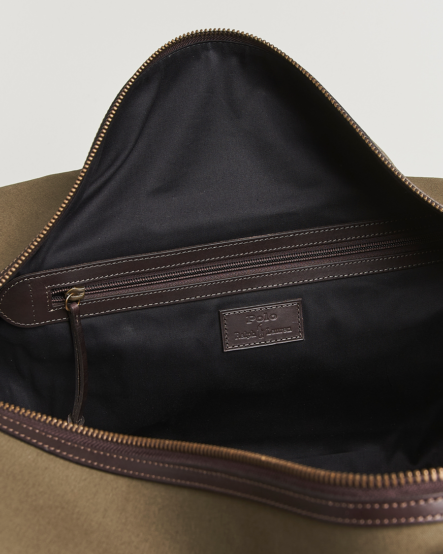 Herr | Väskor | Polo Ralph Lauren | Medium Canvas Duffle Bag Defender Green/Brown