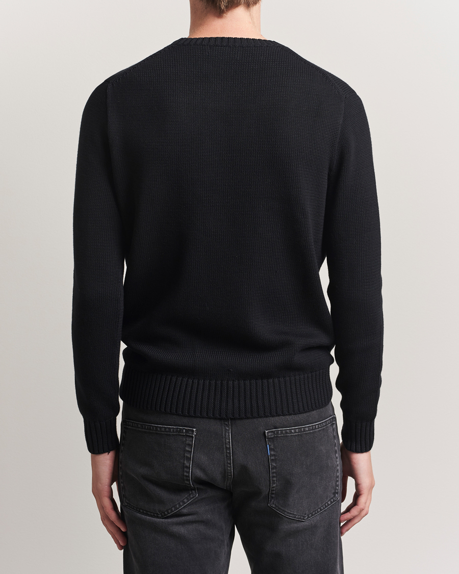 Herr | Tröjor | Polo Ralph Lauren | Cotton Crew Neck Sweater Polo Black