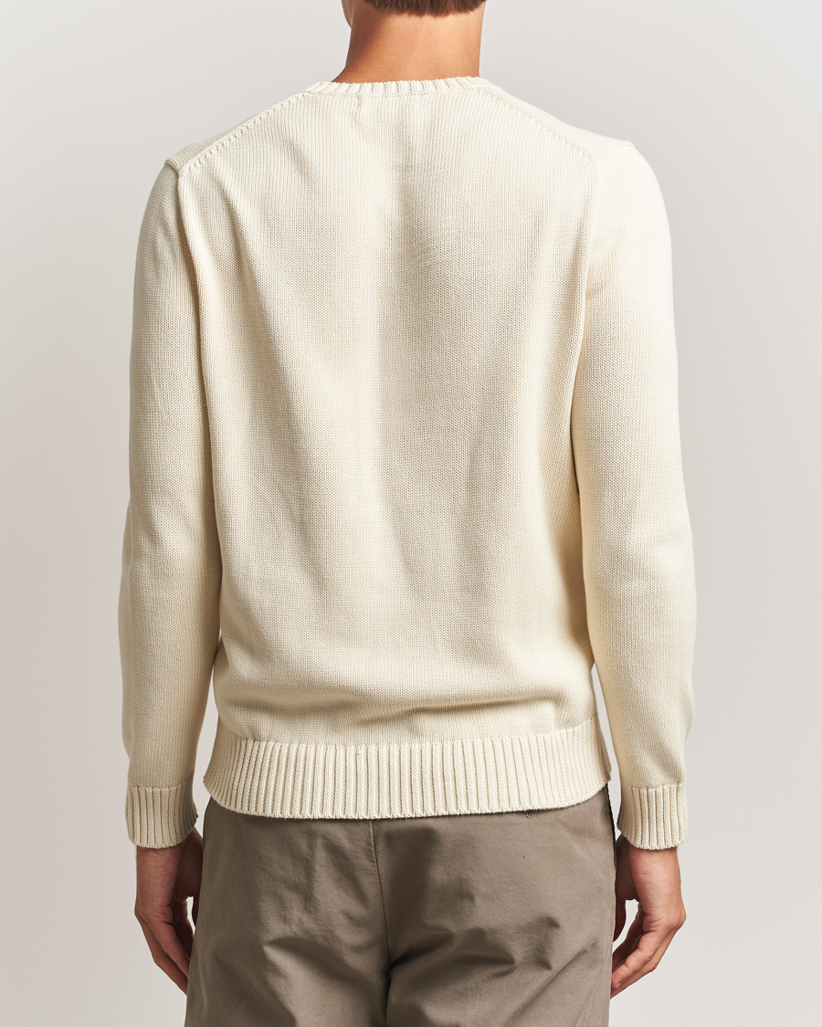 Herr | Tröjor | Polo Ralph Lauren | Cotton Crew Neck Sweater Andover Cream