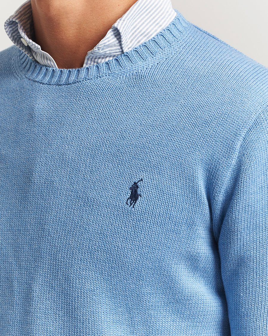 Herr | Tröjor | Polo Ralph Lauren | Cotton Crew Neck Sweater Soft Royal Heather