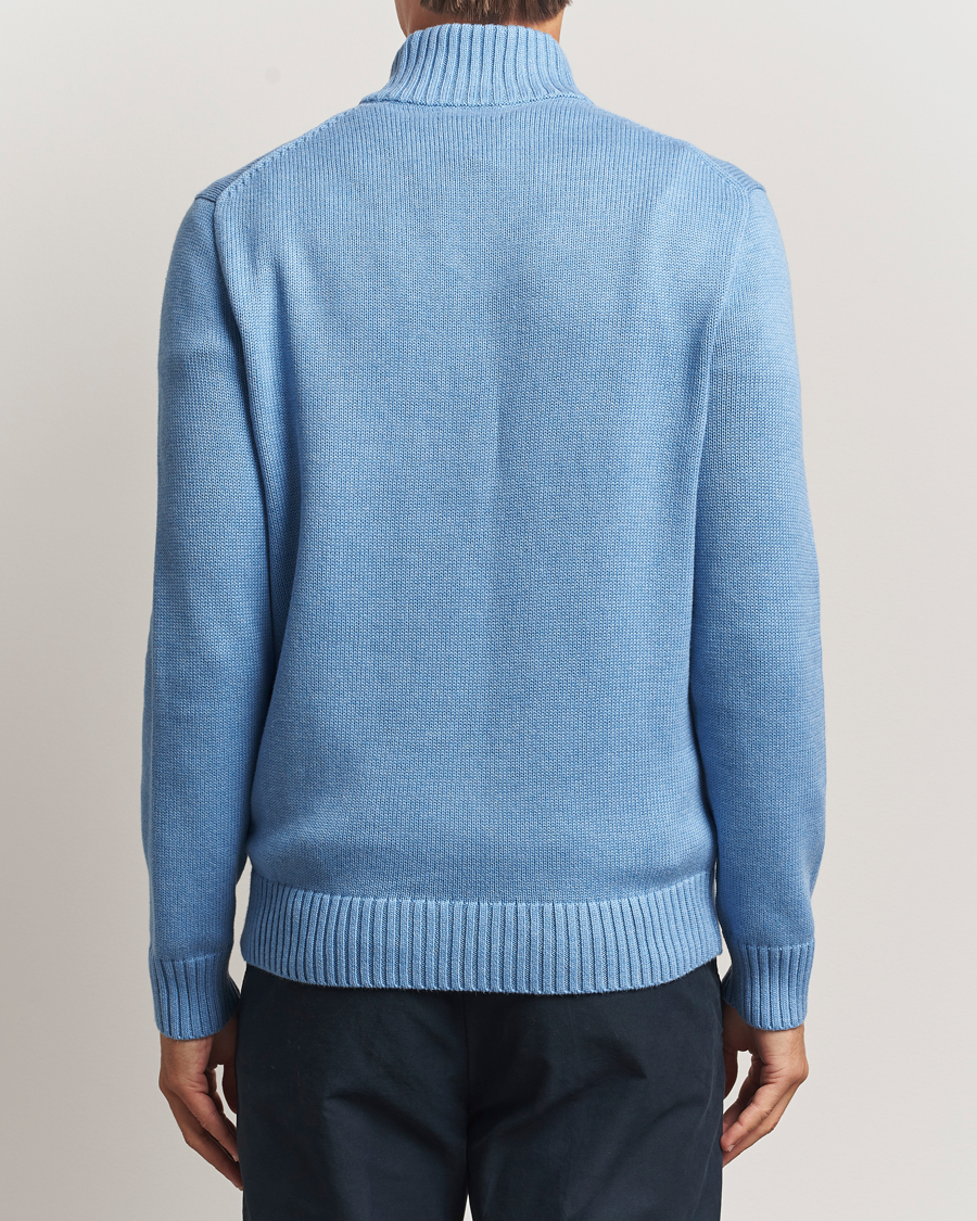 Herr | Tröjor | Polo Ralph Lauren | Cotton Pullover Half-Zip Soft Royal Heather