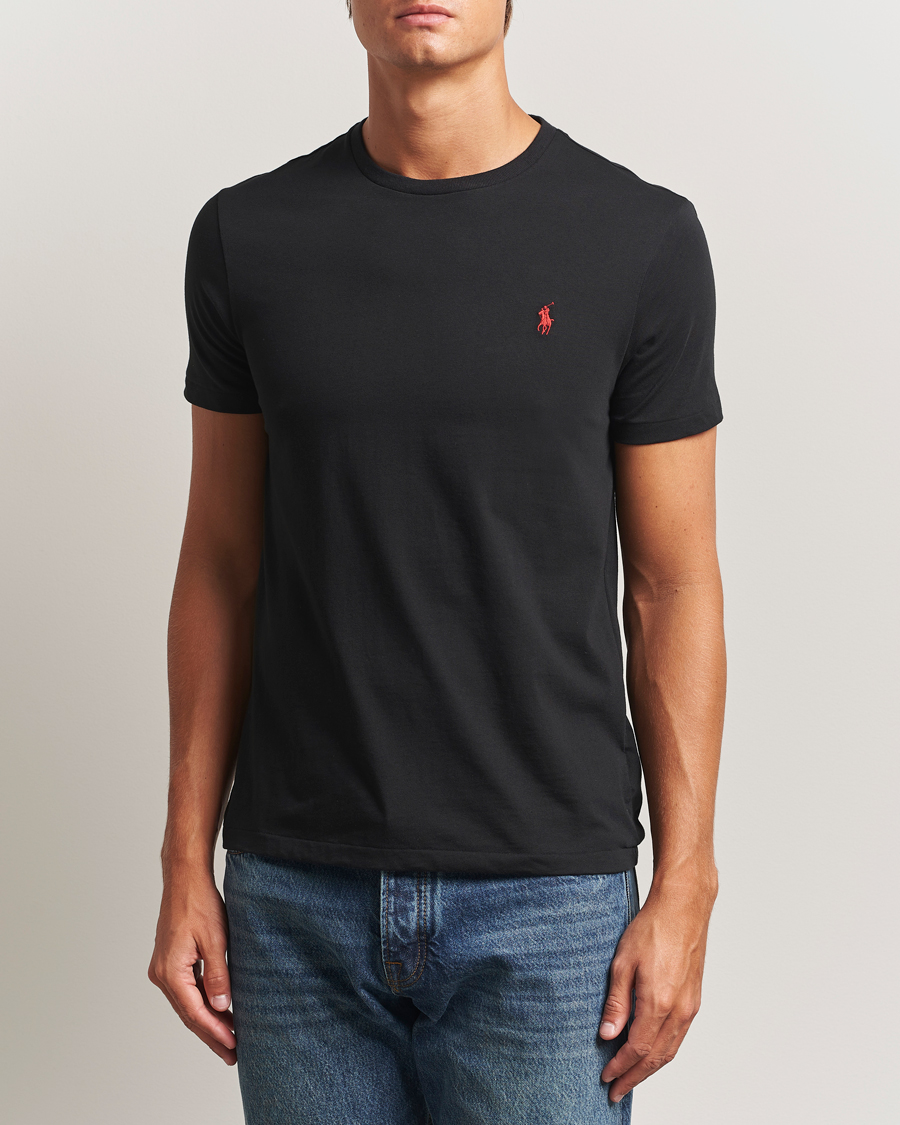 Herr | T-Shirts | Polo Ralph Lauren | 2-Pack Crew Neck T-Shirt Black/White