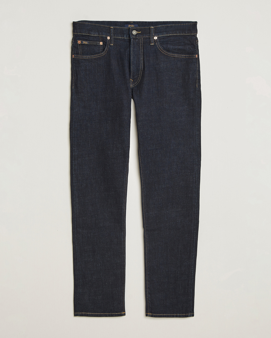 Herr | Jeans | Polo Ralph Lauren | Parkside Rinse Stretch Straight Jeans Dark Blue