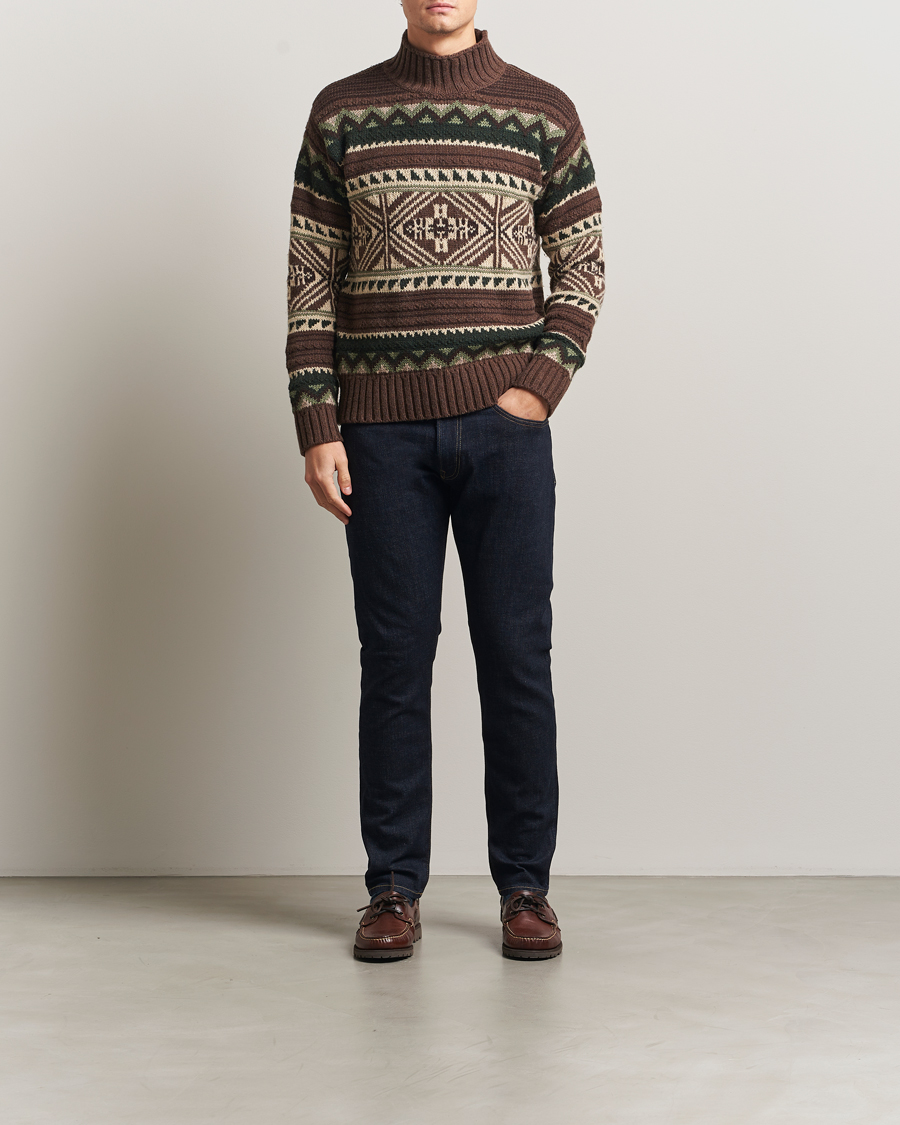 Herr | Jeans | Polo Ralph Lauren | Parkside Rinse Stretch Straight Jeans Dark Blue