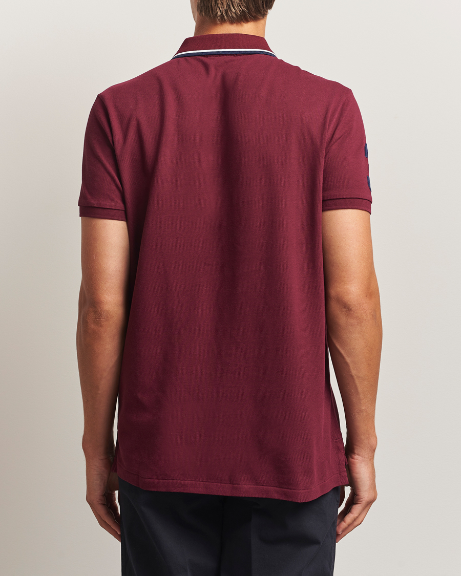Herr | Pikéer | Polo Ralph Lauren | Diagonal Stripe Big Pony Polo Classic Wine