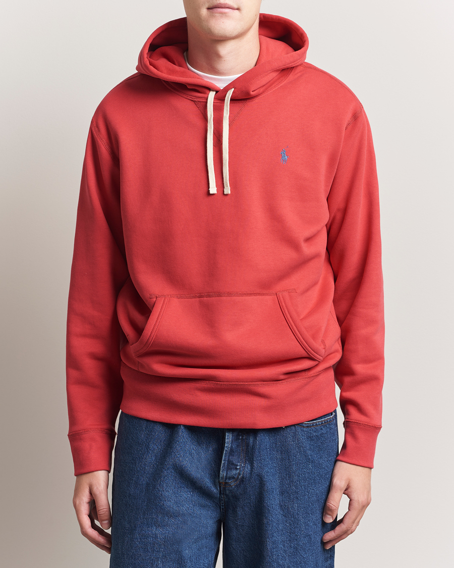 Herr | Tröjor | Polo Ralph Lauren | RL Fleece Hoodie Sunrise Red