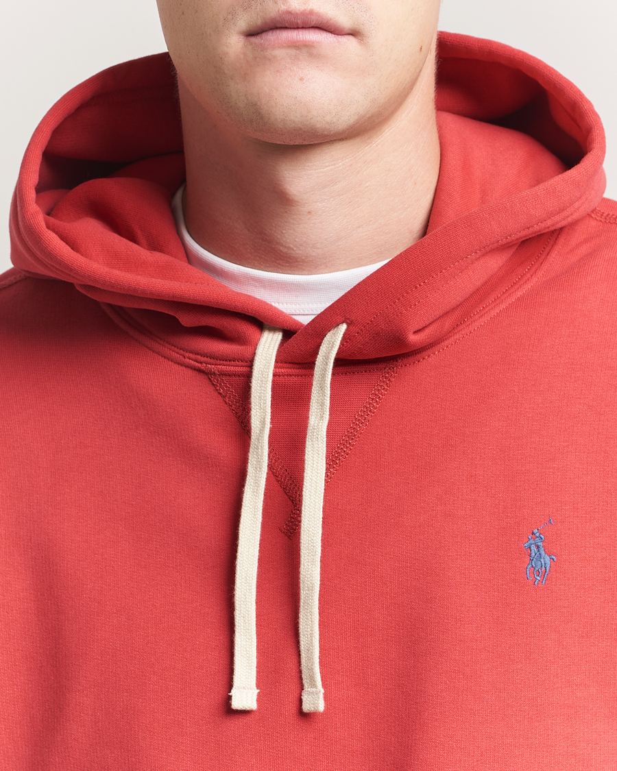Herr | Tröjor | Polo Ralph Lauren | RL Fleece Hoodie Sunrise Red