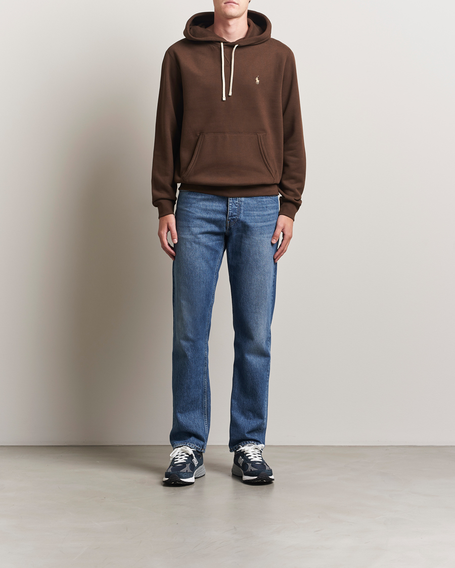 Herr | Tröjor | Polo Ralph Lauren | RL Fleece Hoodie Nutmeg Brown