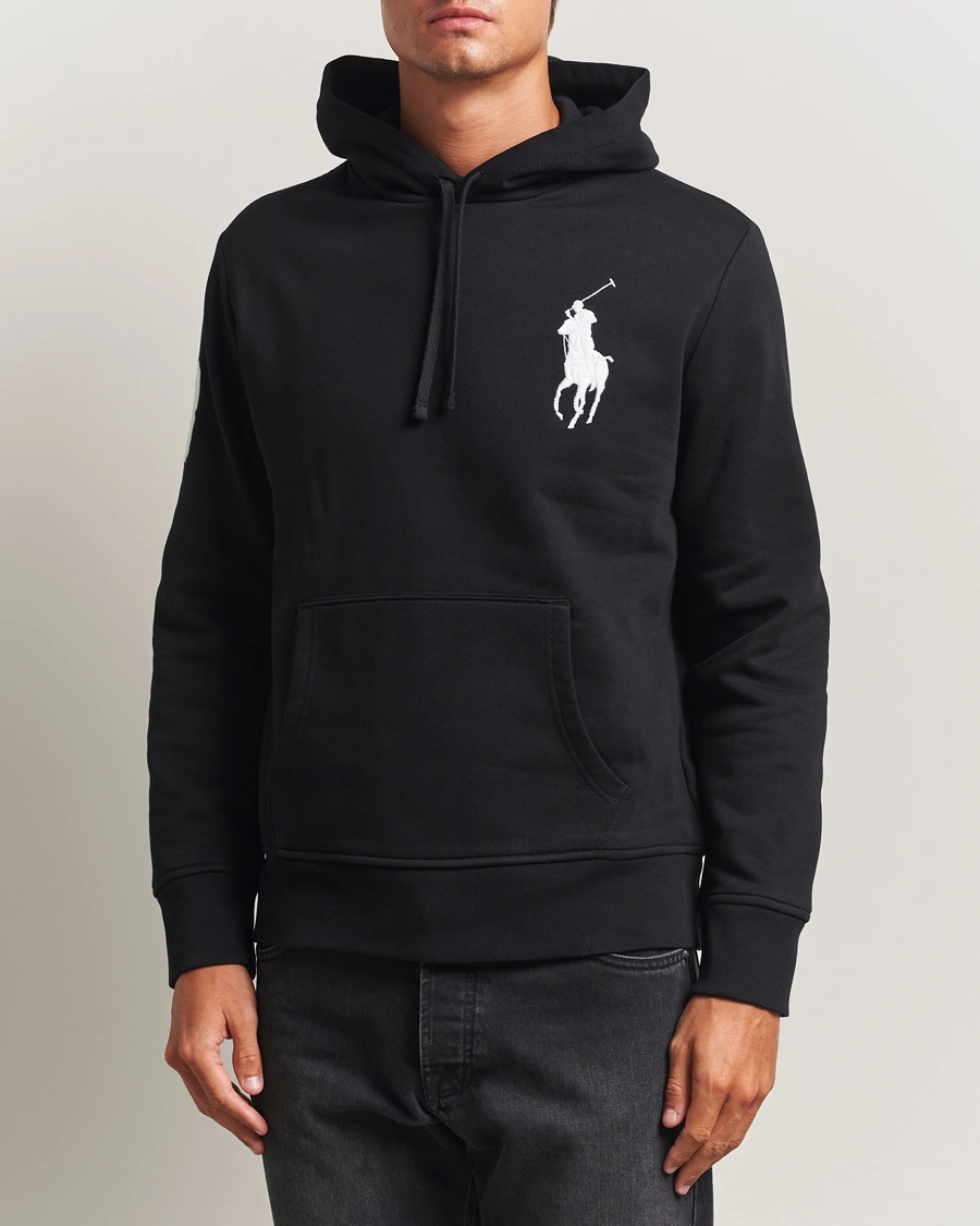 Herr | Tröjor | Polo Ralph Lauren | Big Pony Hoodie Polo Black