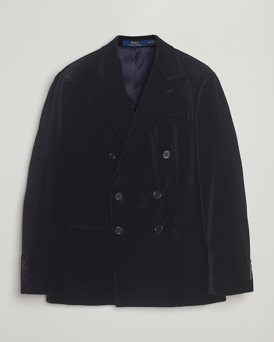 Herr | Kavajer | Polo Ralph Lauren | Double Breasted Tuxedo Jacket Velvet