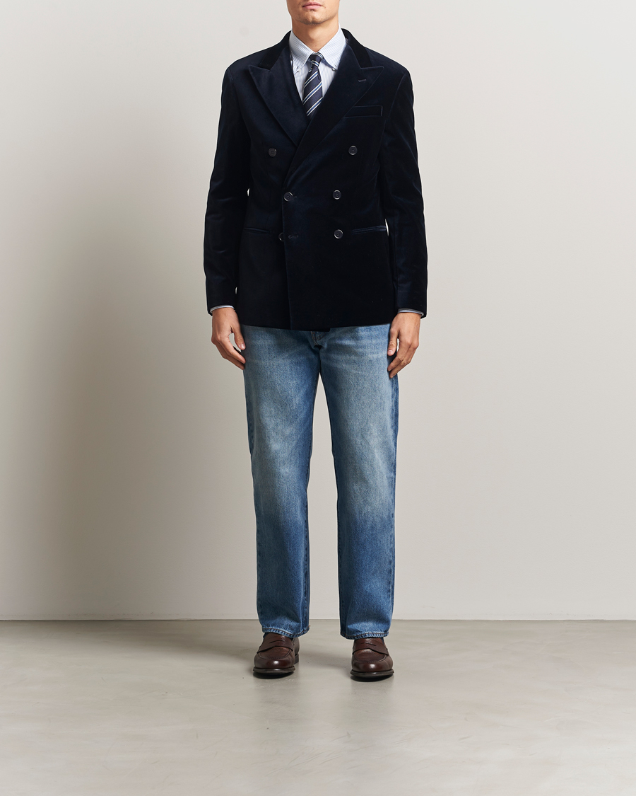 Herr | Kavajer | Polo Ralph Lauren | Double Breasted Tuxedo Jacket Velvet