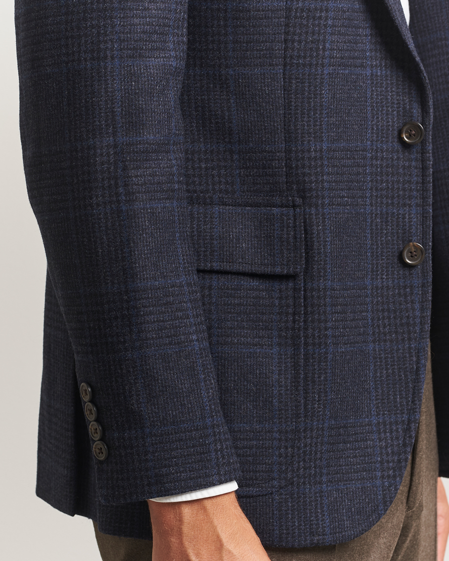 Herr | Kavajer | Polo Ralph Lauren | Single Breasted Glenplaid Sportcoat Navy Multi