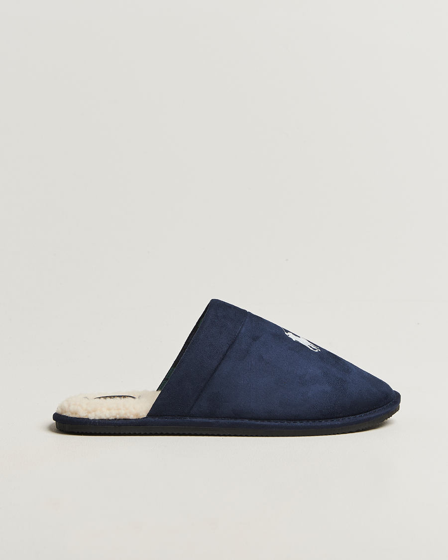 Herr | Polo Ralph Lauren Klarence Dress Slipper Navy/BlackWatch | Polo Ralph Lauren | Klarence Dress Slipper Navy/BlackWatch