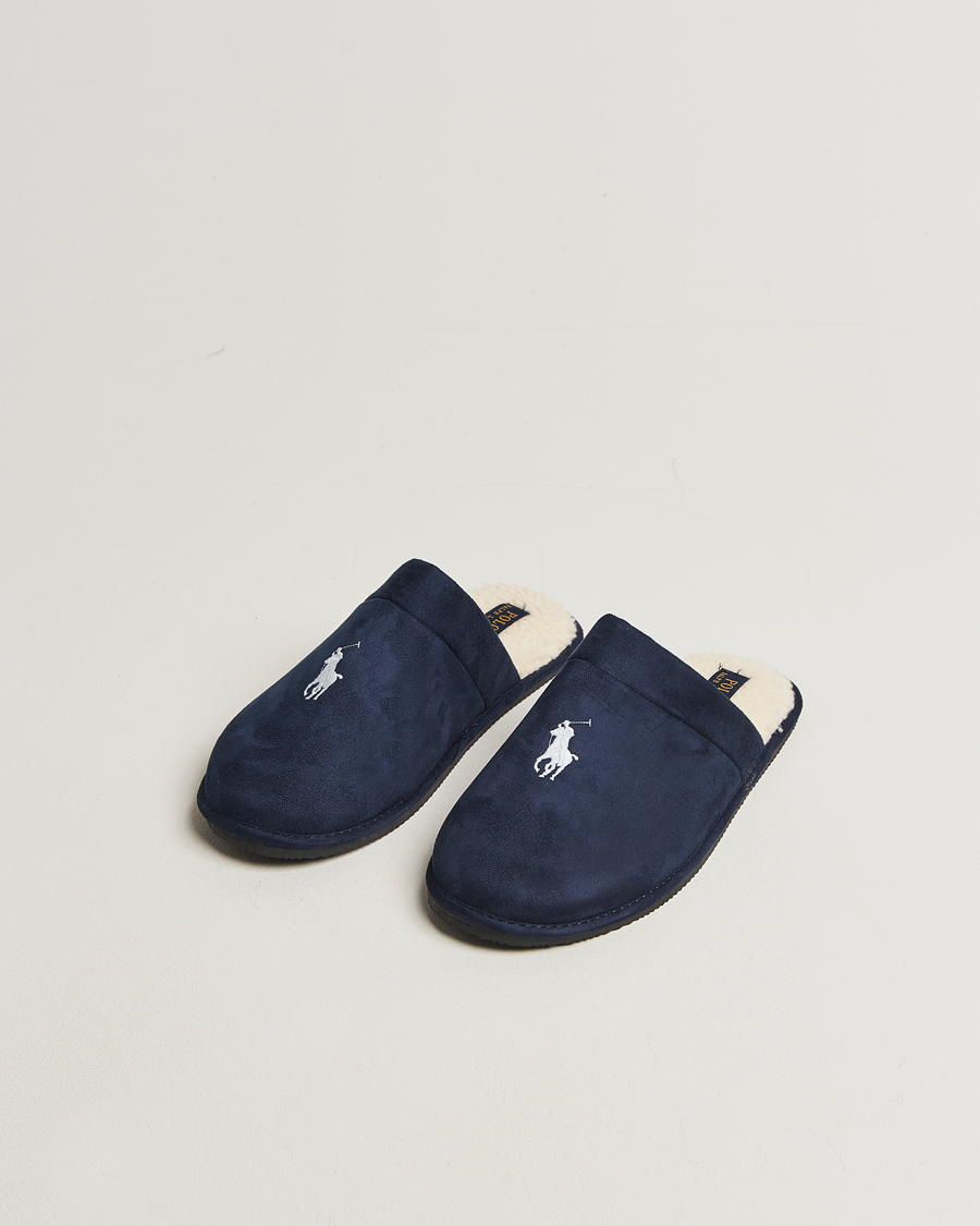 Herr | Polo Ralph Lauren Klarence Dress Slipper Navy/BlackWatch | Polo Ralph Lauren | Klarence Dress Slipper Navy/BlackWatch
