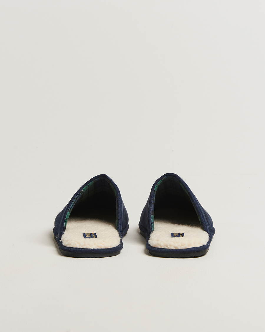 Herr | Polo Ralph Lauren Klarence Dress Slipper Navy/BlackWatch | Polo Ralph Lauren | Klarence Dress Slipper Navy/BlackWatch