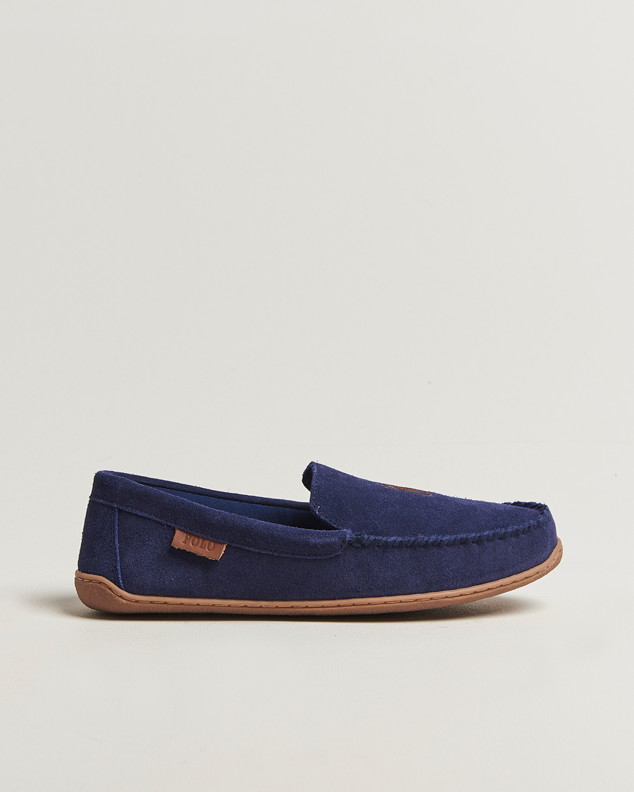 Herr | Sandaler & Tofflor | Polo Ralph Lauren | Brenan Slipper Navy Suede
