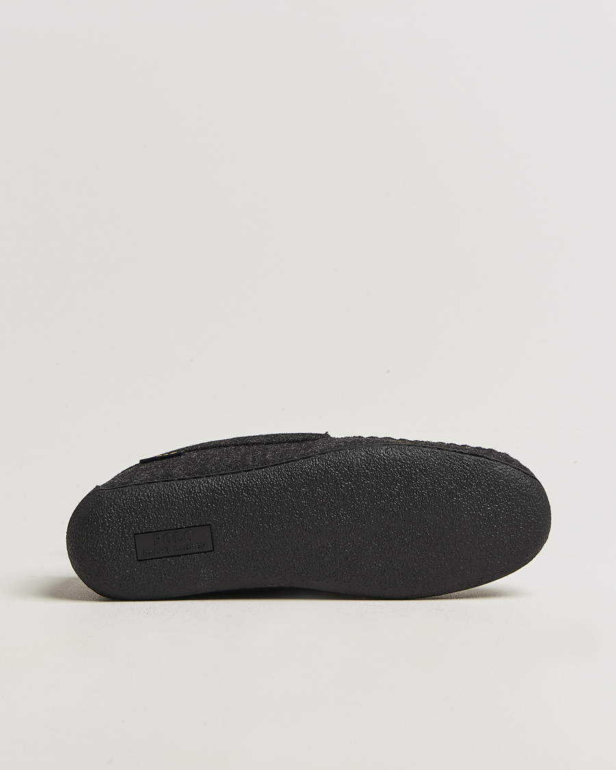 Herr | Sandaler & Tofflor | Polo Ralph Lauren | Brenan Wool Slipper Black/Cream