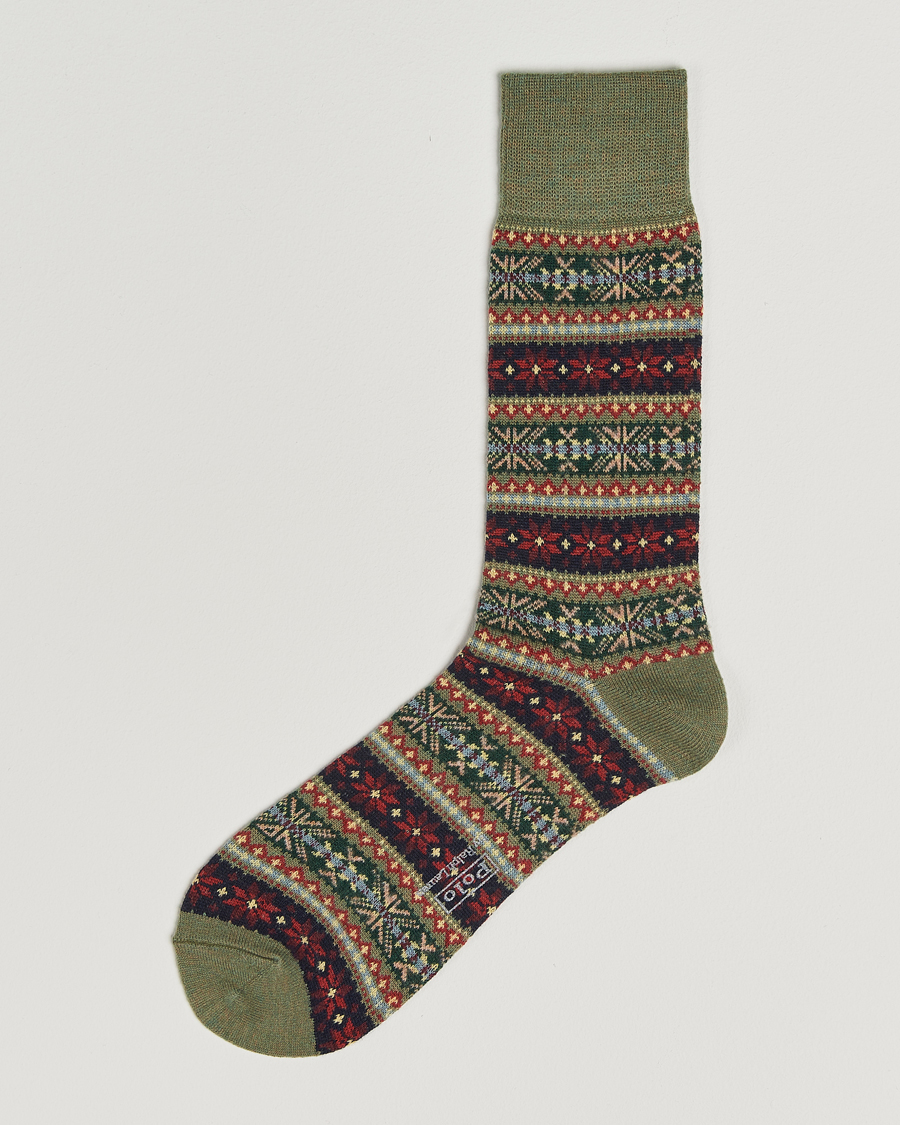 Herr | Underkläder | Polo Ralph Lauren | Fair Isle Sock Loden Heather