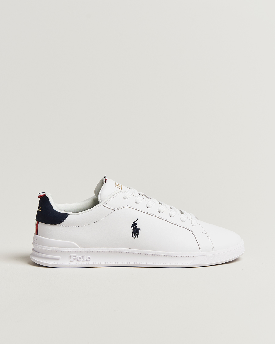 Herr | Sneakers | Polo Ralph Lauren | Heritage Court Sneakers White/Navy/Red