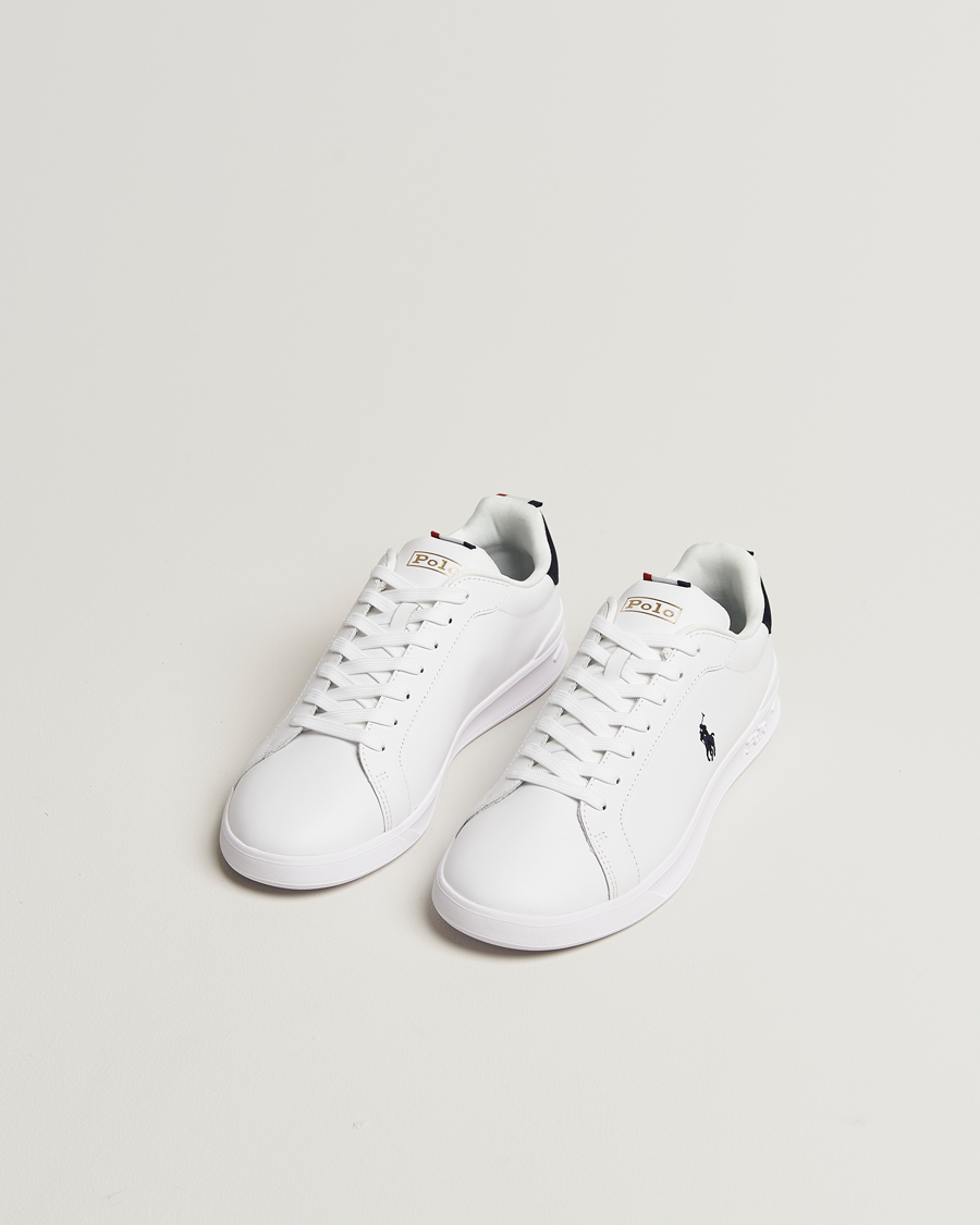 Herr | Sneakers | Polo Ralph Lauren | Heritage Court Sneakers White/Navy/Red