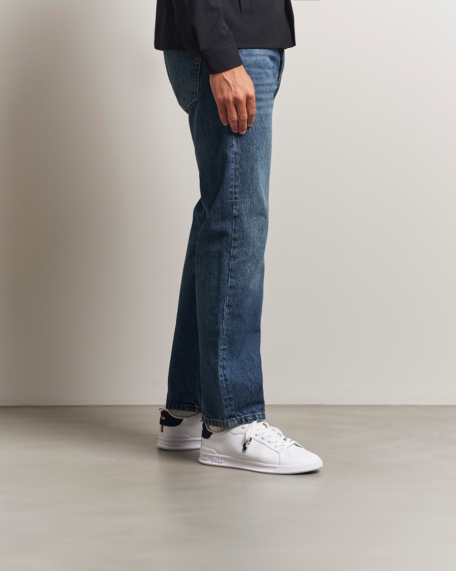 Herr | Sneakers | Polo Ralph Lauren | Heritage Court Sneakers White/Navy/Red